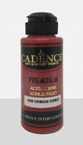 CADENCE - цвят ПУРПУРНО ЧЕРВЕНО - Акрилна боя PREMIUM 120 ml.