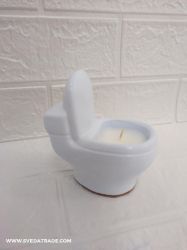 Забавна свещ - аромат РОЗА - цвят син